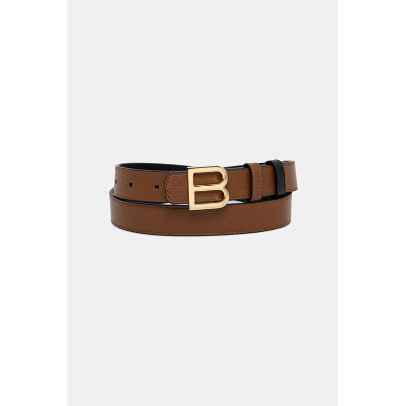 Obojstranný kožený opasok Bally 66336327