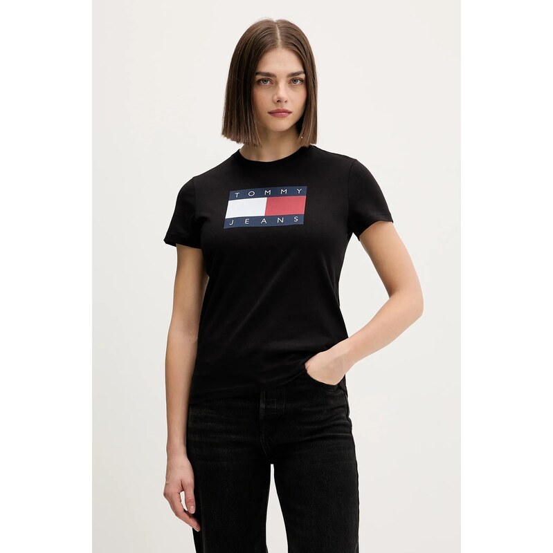Bavlnené tričko Tommy Jeans 66336376