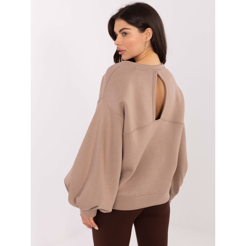 RUE PARIS Sweatshirt-RV-BL-A1044.78-dark beige 66337939