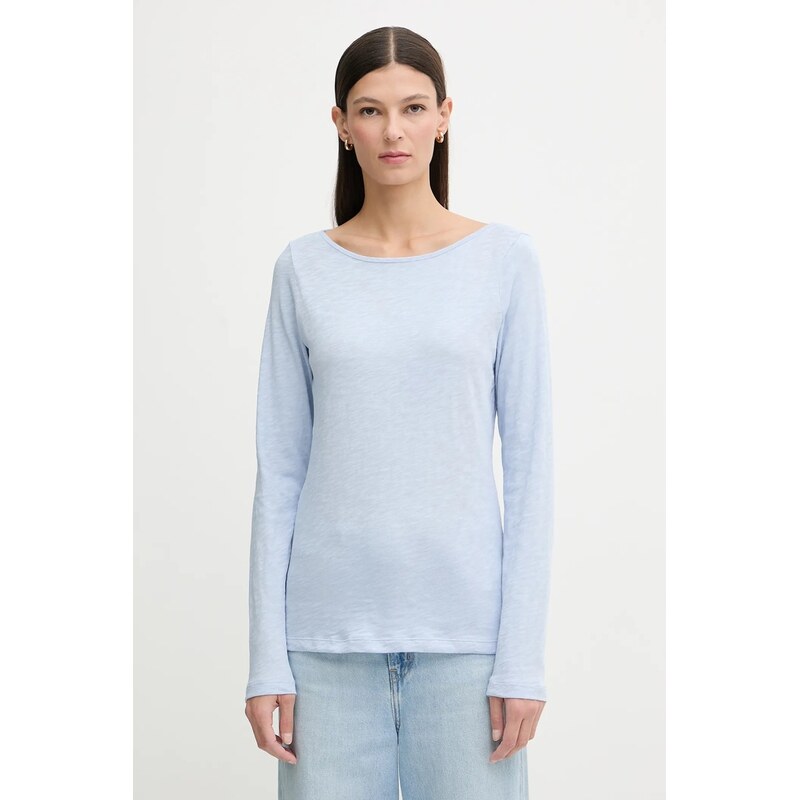 Bavlnené tričko s dlhým rukávom Marc OPolo 66515245