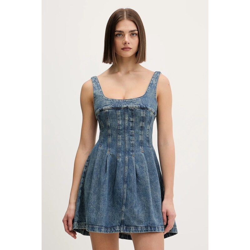 Rifľové šaty Tommy Jeans 66336753