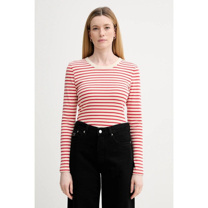 Bavlnené tričko s dlhým rukávom Marc OPolo 66515279