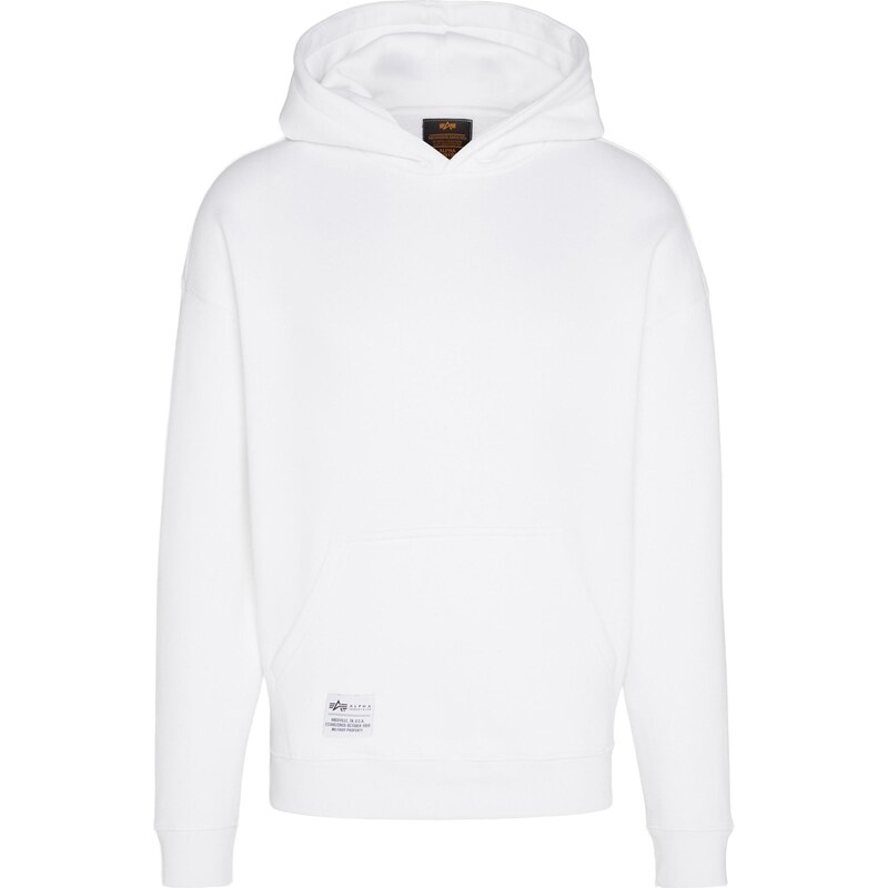 ALPHA INDUSTRIES Mikina čierna / biela 54314955