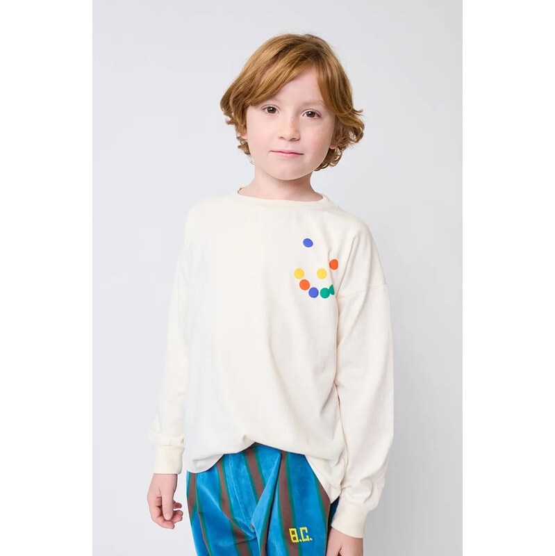 Detská bavlnená košeľa s dlhým rukávom Bobo Choses Thanks 66337197