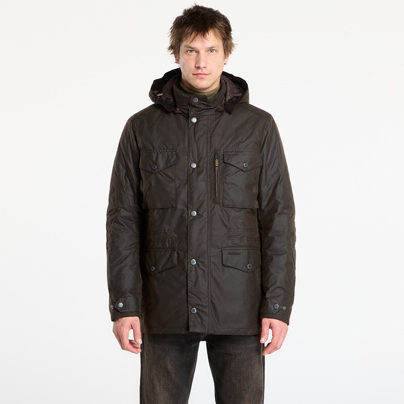 Bunda Barbour Winter Sapper Wax Jacket Black L 66337997