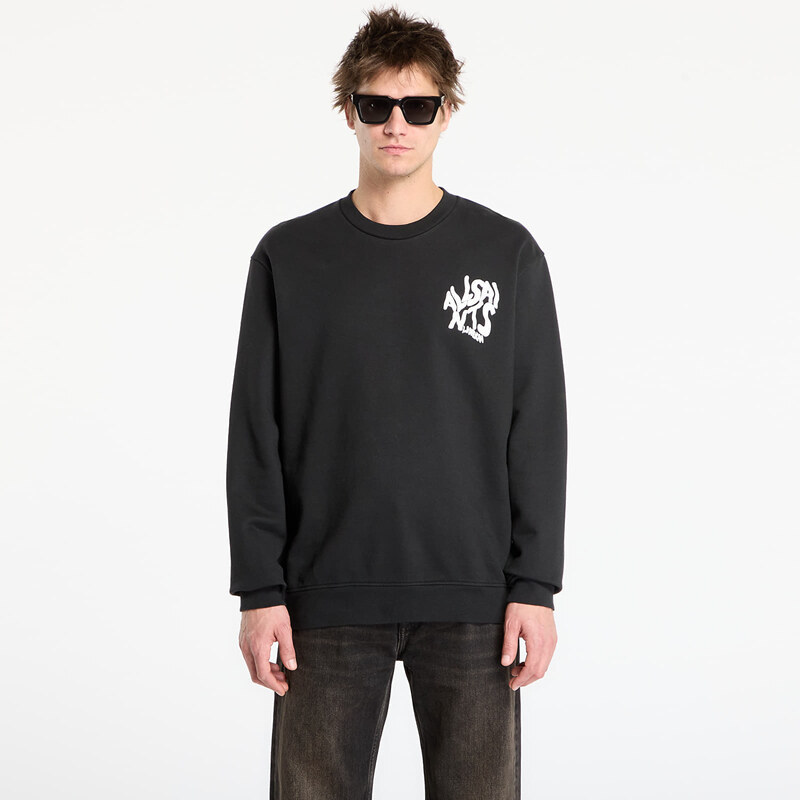 Mikina AllSaints Orlando Crew Jet Black L 66338022