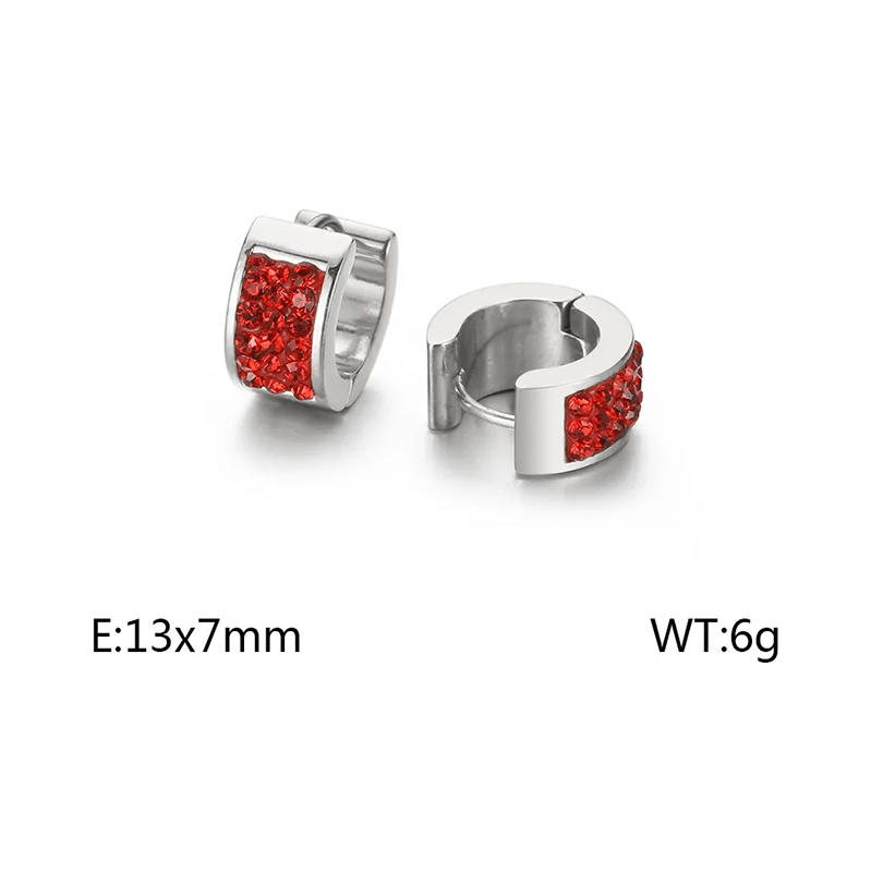 Oceľové náušnice Glare 641 66338045