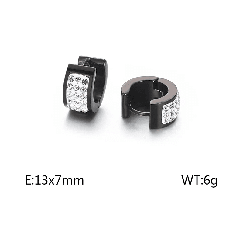 Oceľové náušnice Glare 646 66338051