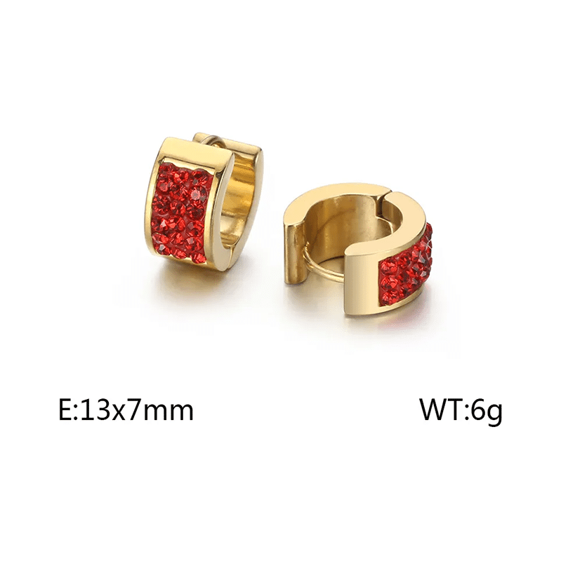 Oceľové náušnice Glare 643 66338048