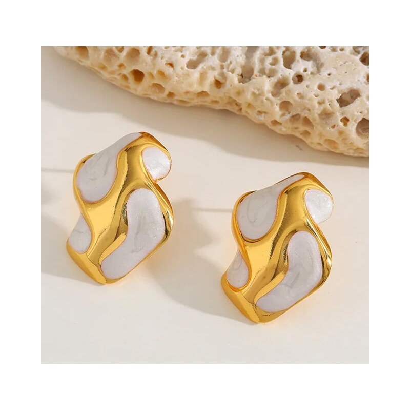 Oceľové náušnice Glare 652 66338057