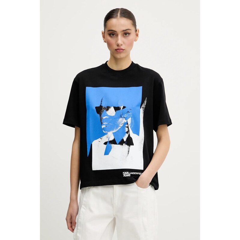 Bavlnené tričko Karl Lagerfeld Jeans 63155063