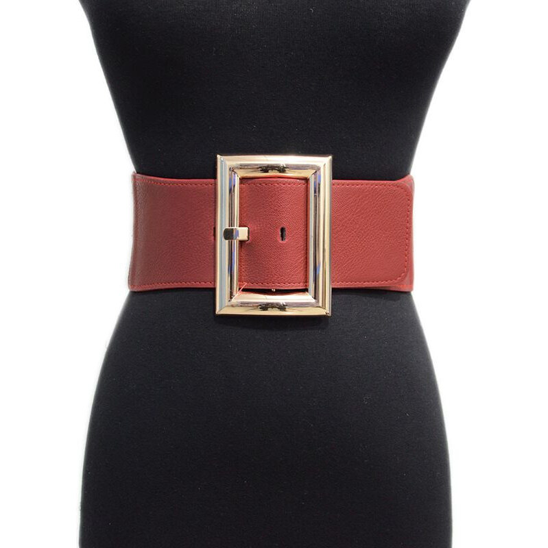 Lifestyle Dámsky strečový široký opasok Paige Červený 65227210