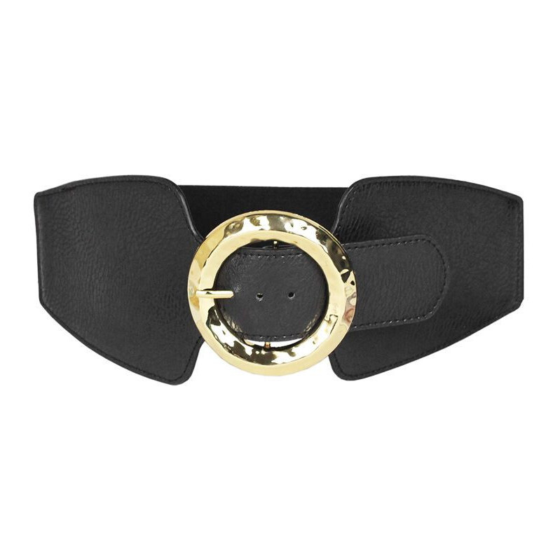 Lifestyle Dámsky pružný elastický opasok na šaty Marien Čierny 65227218