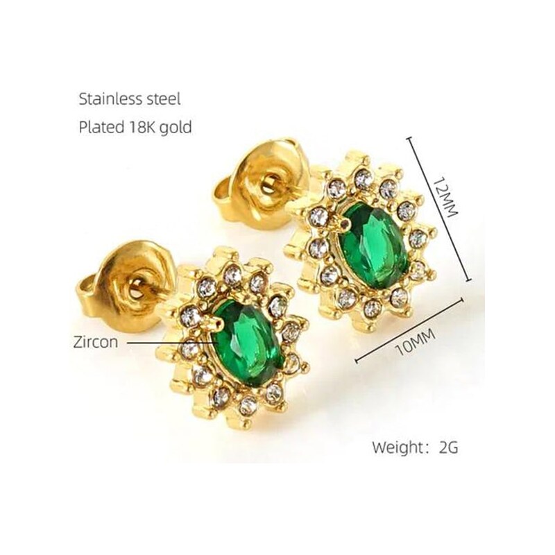 Oceľové náušnice Glare 668 66339471