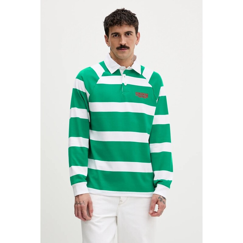 Bavlnené tričko s dlhým rukávom United Colors of Benetton x Stranger 66344813