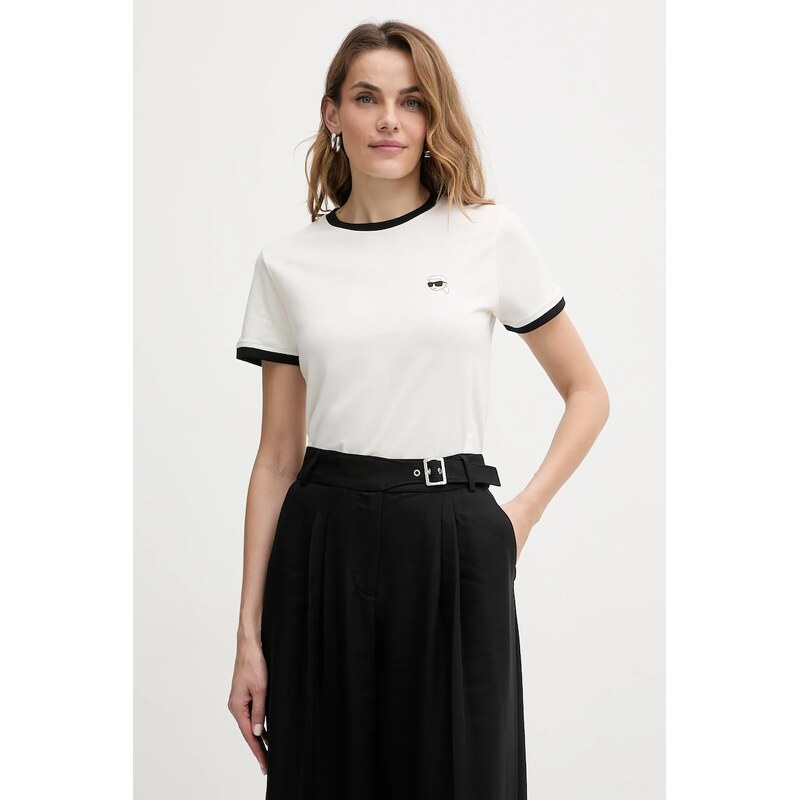 Bavlnené tričko Karl Lagerfeld IKON 63691066
