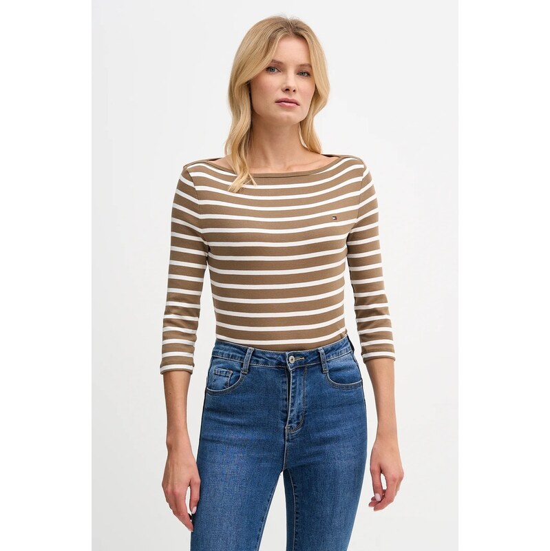 Bavlnené tričko s dlhým rukávom Tommy Hilfiger 66515302