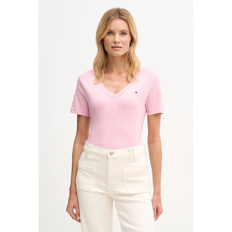 Bavlnené tričko Tommy Hilfiger 63920046