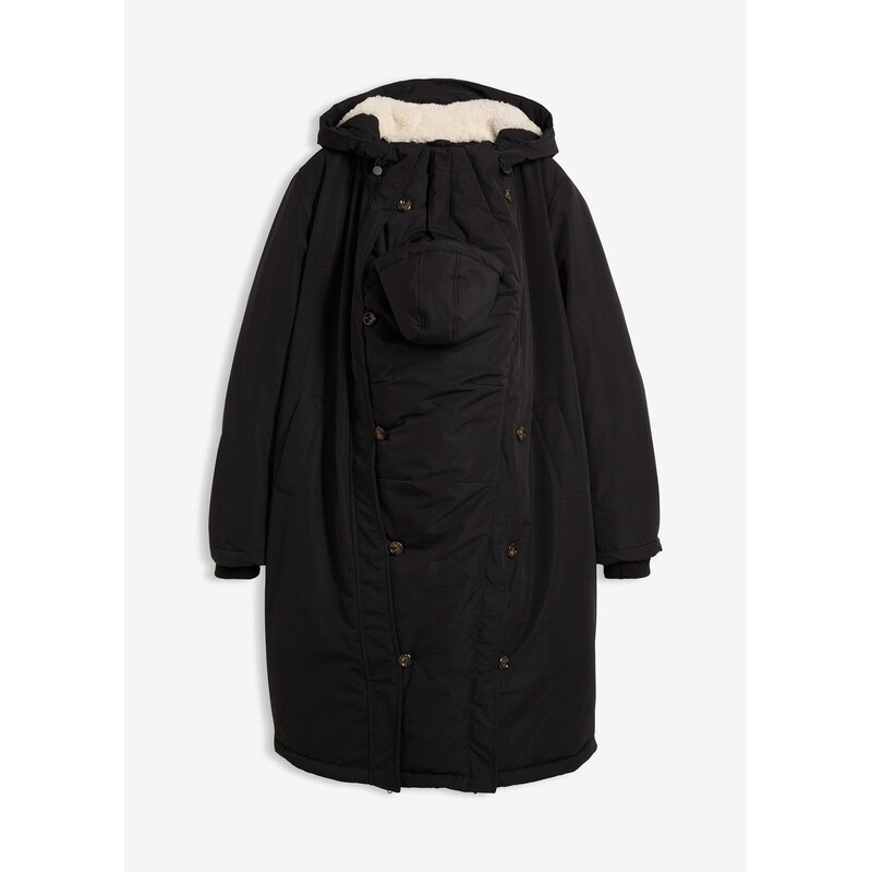 bonprix Materský kabát, 3 v 1, s časťou na nosenie bábätka, farba 66653089