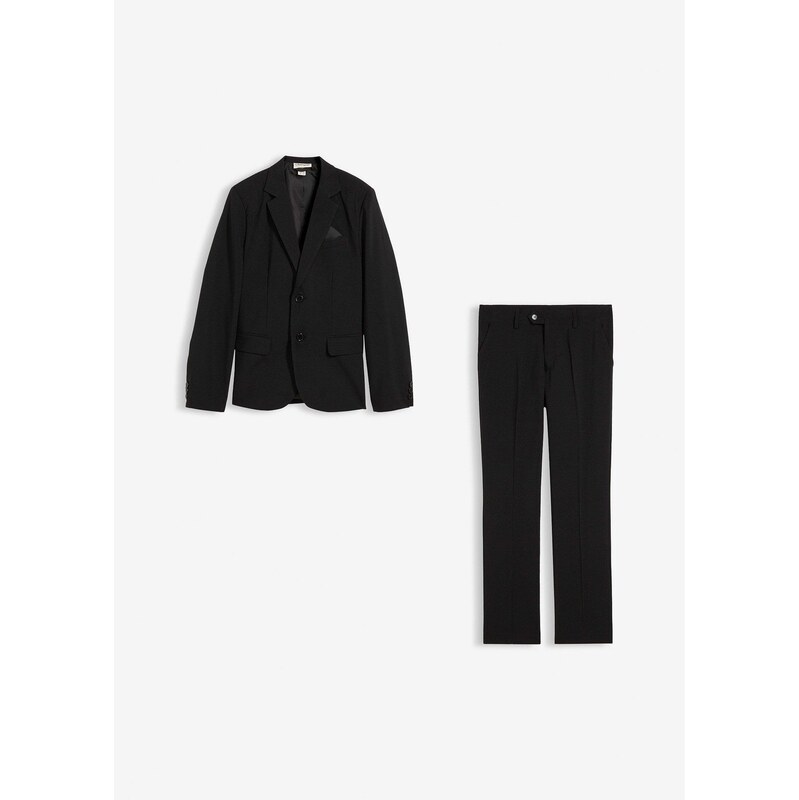 bonprix 2-dielny oblek, Regular Fit, farba čierna 66341278