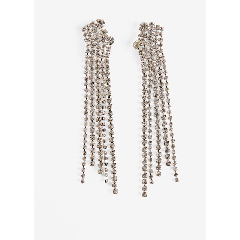 bonprix Napichovacie náušnice so sklenenými kamienkami, farba 66341323