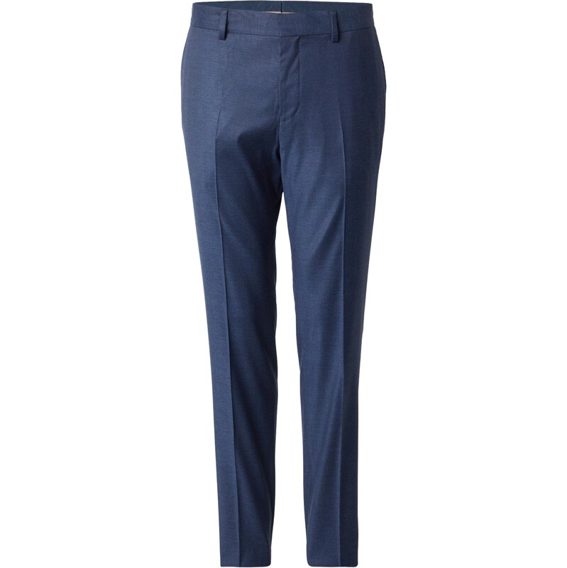 BOSS Nohavice s pukmi Genius námornícka modrá 66345902