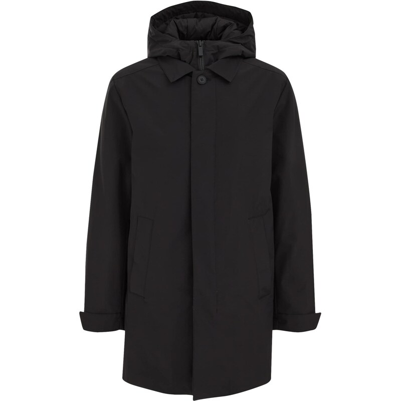 WE Fashion Prechodný kabát čierna 66345972