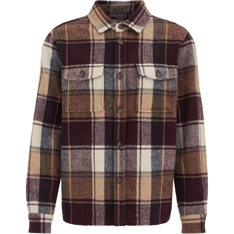 WE Fashion Košeľa burgundská / vínovo červená 66345982