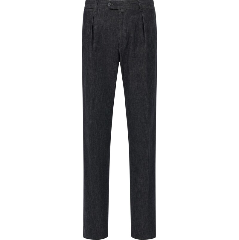 Boggi Milano Plisované nohavice námornícka modrá 66346013