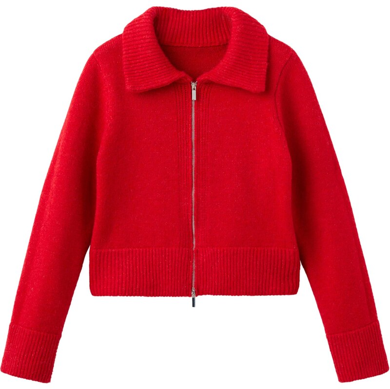 MANGO Kardigán Tomatoe červená 66346209