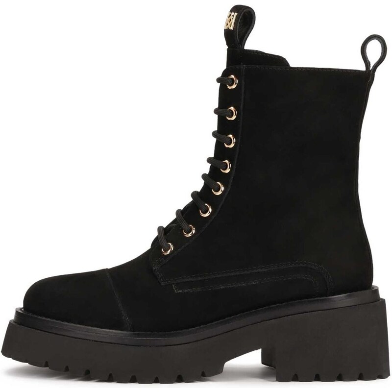 Kazar Šnurovacie členkové čižmy čierna 66346028