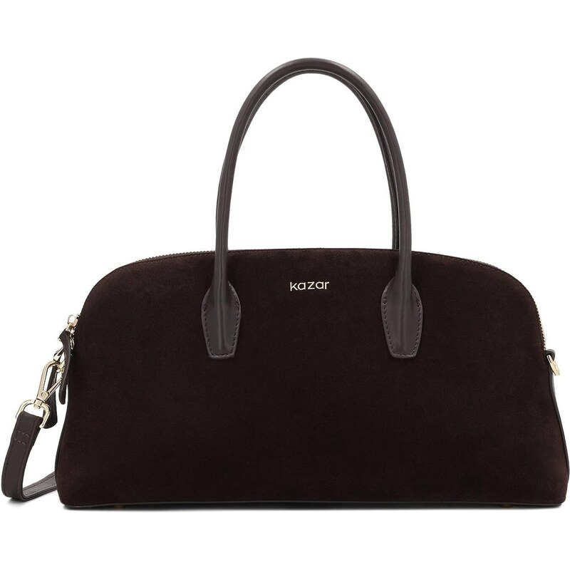Kazar Kabelka tmavohnedá / zlatá 66346024