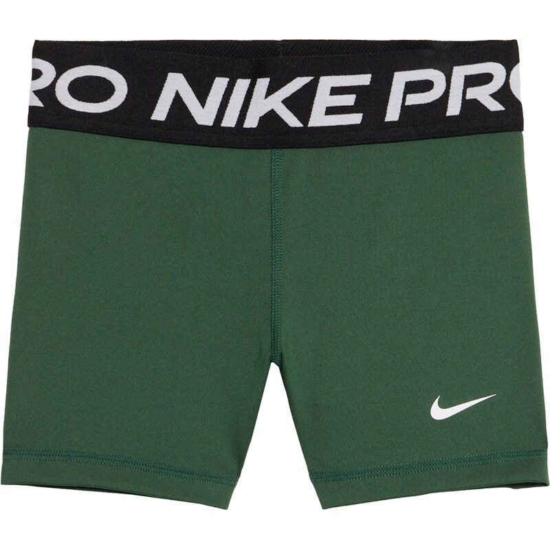 NIKE Športové nohavice Pro zelená / čierna / biela 66346411