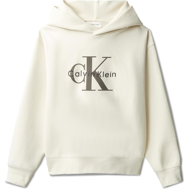 Calvin Klein Jeans Mikina tmavošedá / kamenná / čierna 66346498