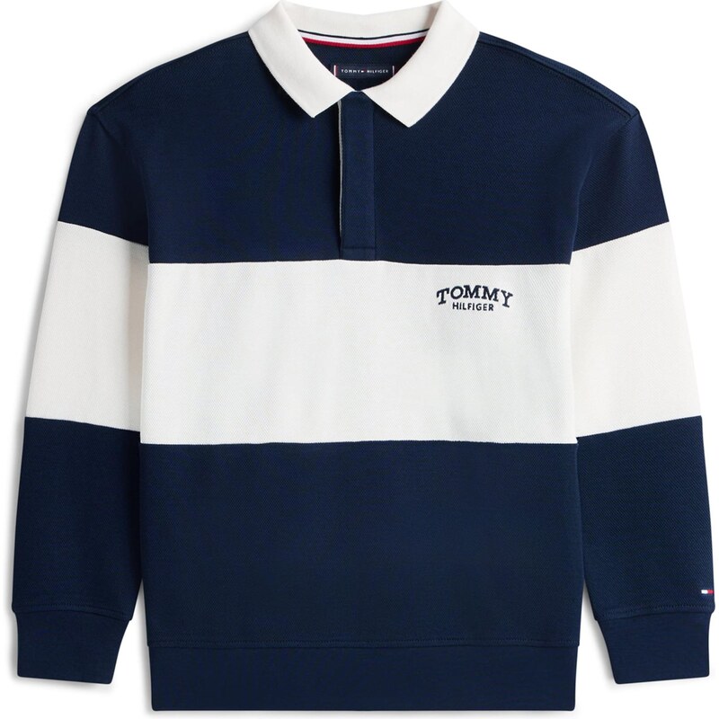 TOMMY HILFIGER Mikina námornícka modrá / biela 66346590