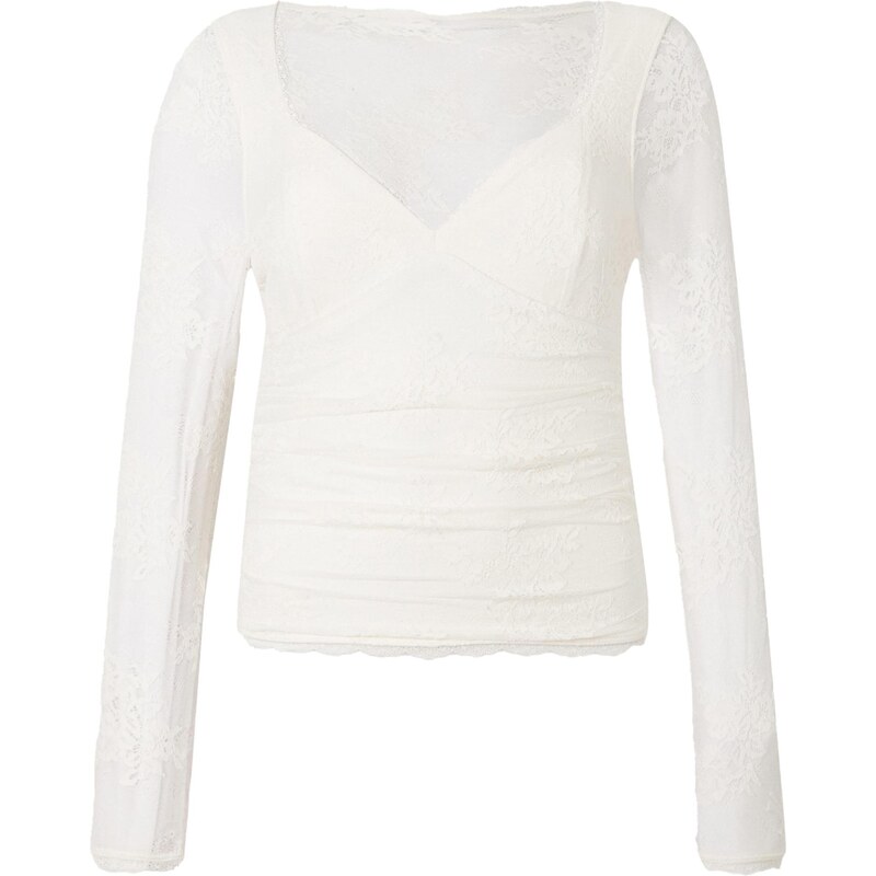 Abercrombie & Fitch Blúzka svetlobéžová 66346629