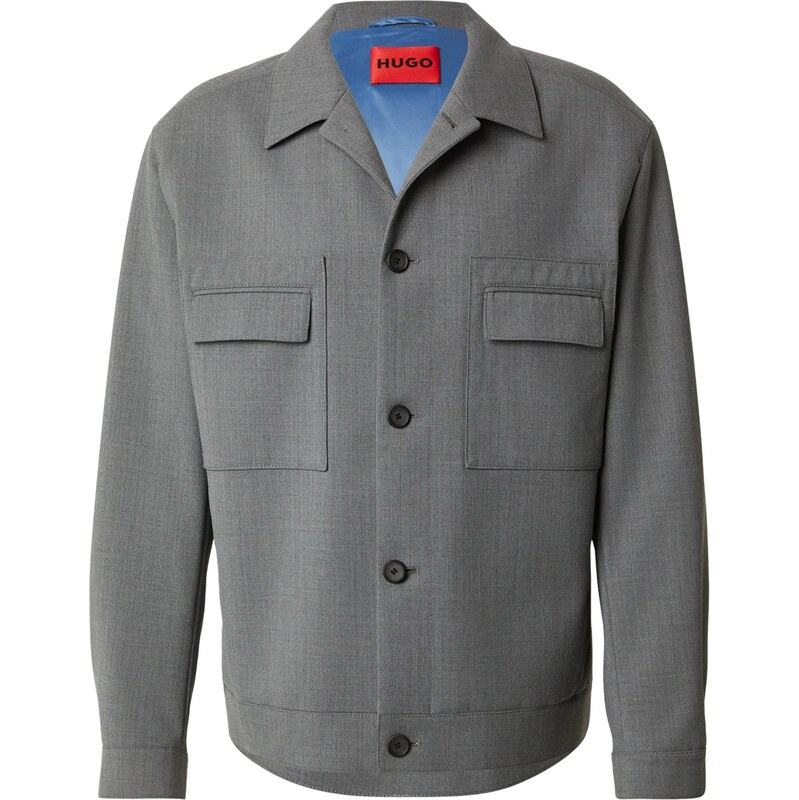 HUGO Prechodná bunda Juliano sivá 66346716