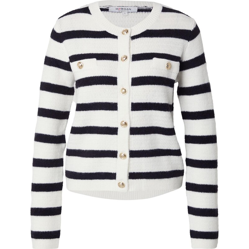 Morgan Kardigán čierna / šedobiela 66346749