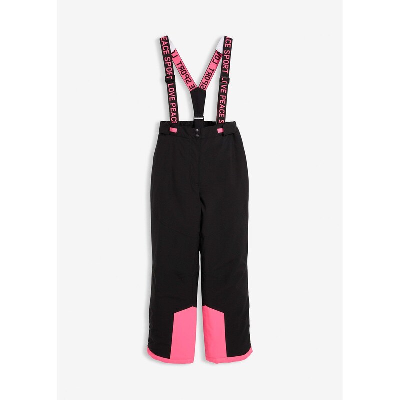 bonprix Lyžiarske nohavice s odnímateľnými ramienkami, nepremokavé, 66345368
