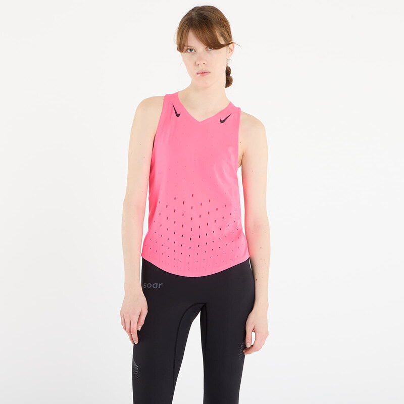 Nike AeroSwift Womens Dri-FIT ADV Running Singlet Hyper Pink/ Black M 66345553