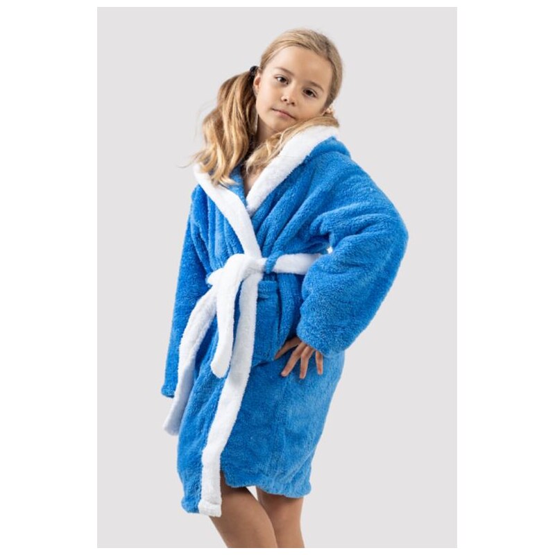 Vienetta Secret Detský župan Zajačik modrý s uškami 47243327