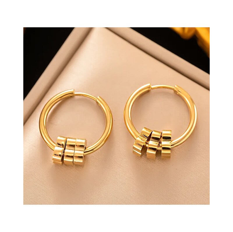 Oceľové náušnice Glare 676 66348030