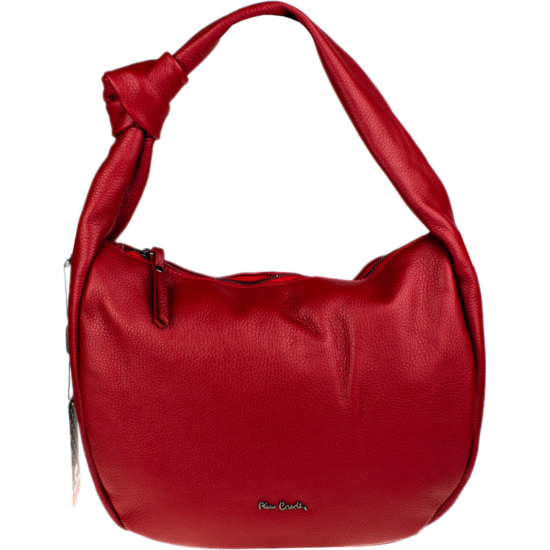 Červená kožená talianska kabelka Pierre Cardin 13001 Bordo NovaKabelka 66353876