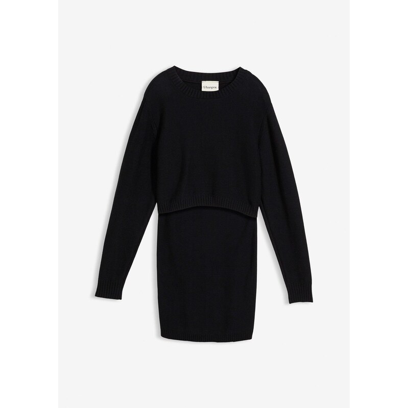 bonprix Materská súprava, pulóver a sukňa (2-dielna sada), farba 66353866