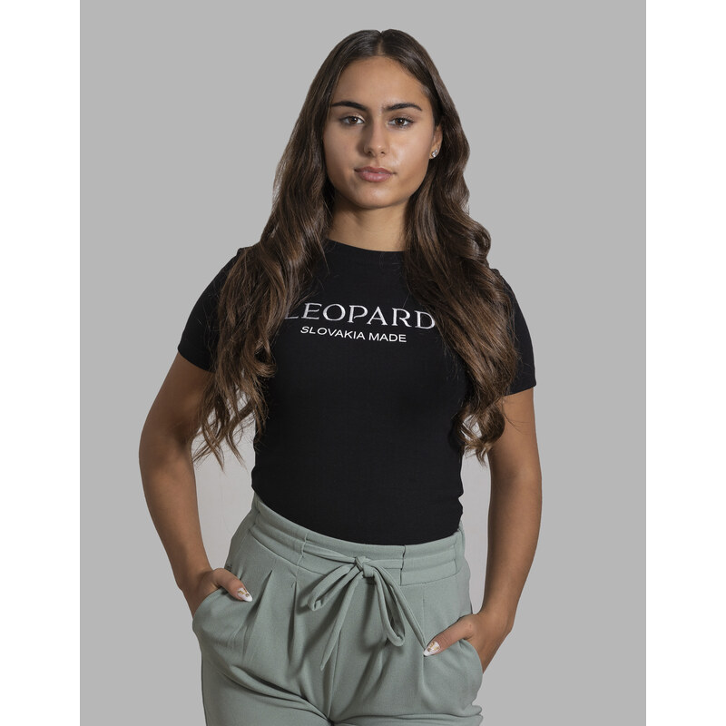 Módna značka LEOPARD TRIČKO LEOPARD ČIERNE 65235755