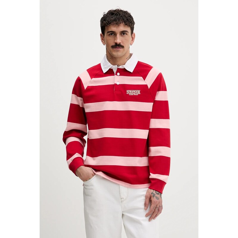 Bavlnené tričko s dlhým rukávom United Colors of Benetton x Stranger 66354149