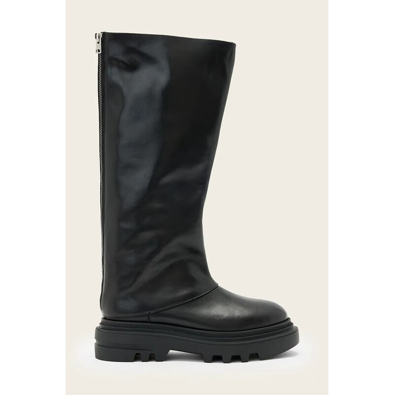 Kožené čižmy AllSaints Maxie Boot 66354295