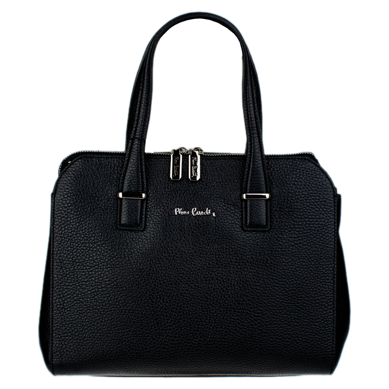 Čierna kožená talianska kabelka Pierre Cardin 55053 Nero NovaKabelka 66362251