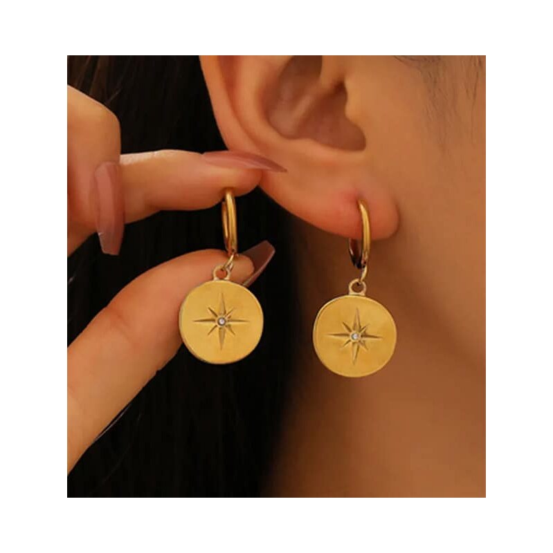 Oceľové náušnice Glare 687 66354052