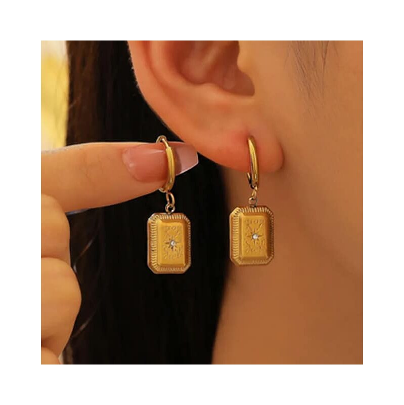 Oceľové náušnice Glare 688 66354053